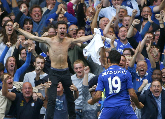 Tiền đạo Costa của Chelsea
