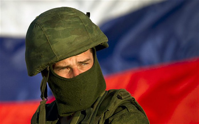 Lính Nga tại Crimea. Ảnh: AP