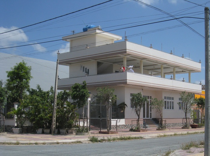 Ngôi nhà của ông Kiếm trong khu tái định cư của Dự án Khu hành chính và Công trình công cộng cửa ngõ Đông Bắc TP Cà Mau
