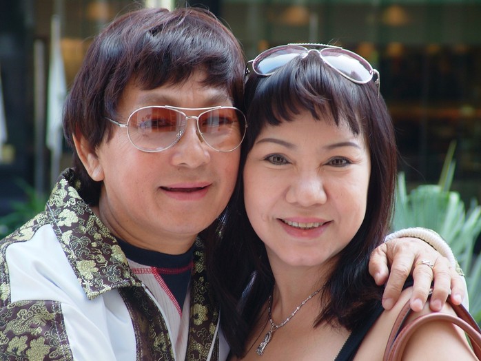 NSƯT Minh Phụng và Kiều Tiên tại Nhà hát TP năm 2002.