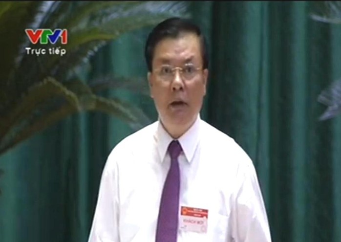 Bộ trưởng Tài chính Đinh Tiến Dũng sáng 11-6 khẳng định chúng ta vay của Trung Quốc không nhiều