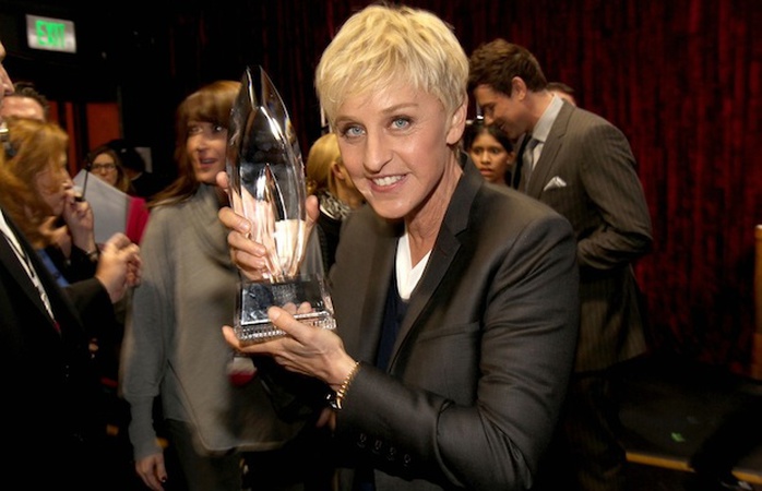 Ellen đã 13 lần đoạt giải Emmy với Thei Ellen DeGeneres Show