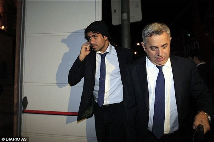 Costa được bắt gặp ở Serbia hôm qua