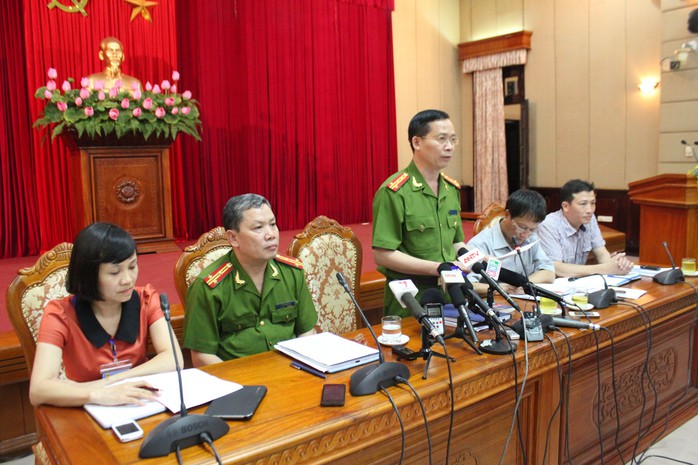 Đại tá Dương Văn Giáp báo cáo vụ việc nghe lén