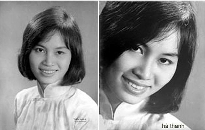 
	Nữ ca sĩ Hà Thanh khi còn trẻ