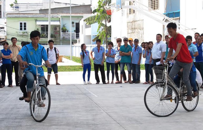 Hội thao do các cấp Công đoàn TP HCM tổ chức hhằm tạo điều kiện cho công nhân rèn luyện sức khỏe
ẢNH: HỒNG NHUNG