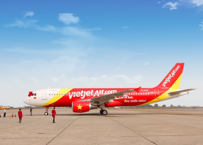 Một máy bay của Vietjet Air