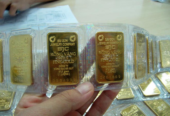 Chênh lệch giá vàng đã nới rộng ra đến 4,7 triệu đồng/lượng