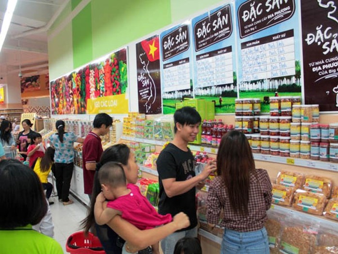 Khu vực bán hàng đặc sản miền Trung và Bình Định Khu vực bán hàng đặc sản miền Trung và Bình Định