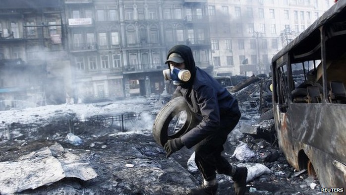 Protester in Kiev