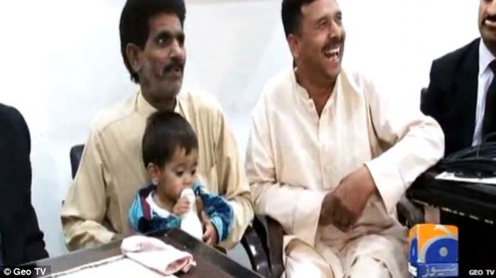 A nine-month-old boy has appeared in court accused of planning a murder, threatening police and interfering in state affairs in Pakistan, according to reports