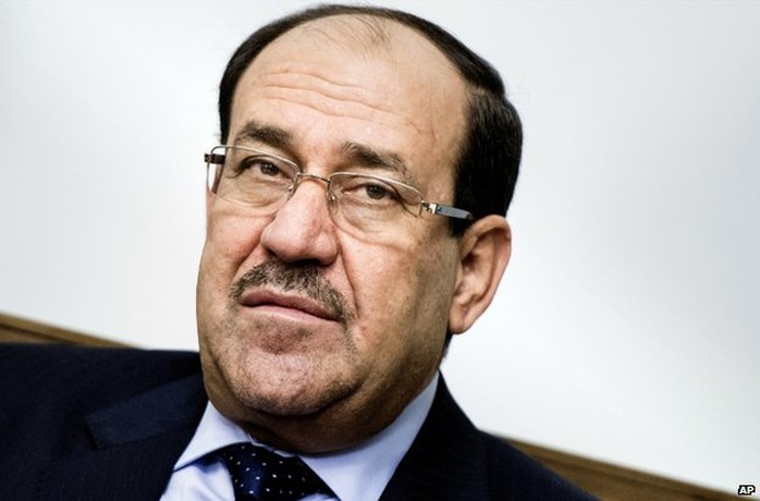 Iraqi Prime Minister Nouri Maliki in Baghdad, 23 June