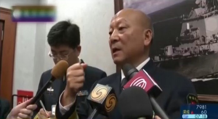 视频截图：吴胜利接受采访。