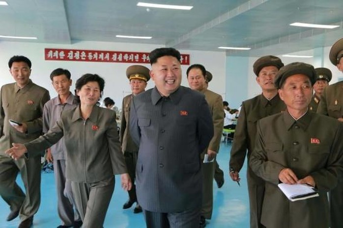 North Korean leader Kim Jong Un visits the October 8 Factory in this undated photo released by North Koreas Korean Central News Agency (KCNA) in Pyongyang August 31, 2014. REUTERS-KCNA