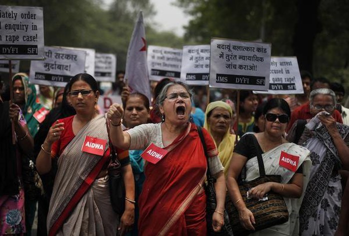 Phụ nữ Ấn Độ biểu tình phản đối cưỡng hiệp
