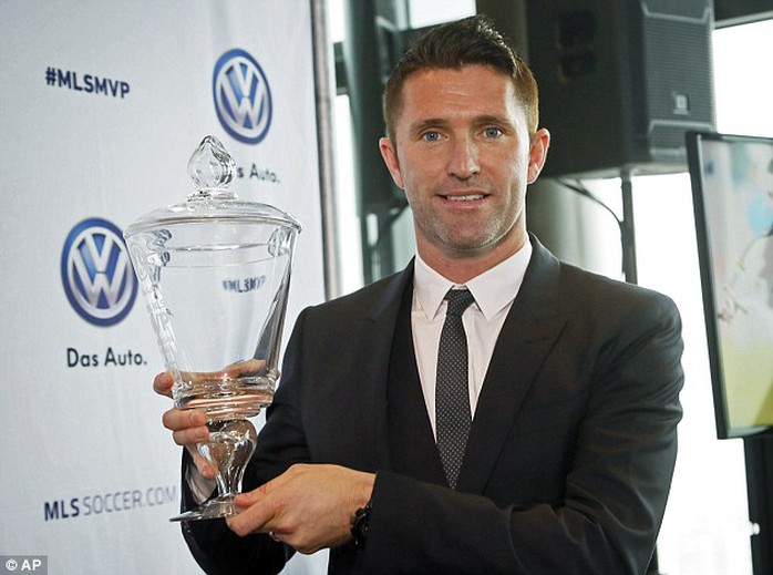 Robbie Keane với danh hiệu Cầu thủ giá trị nhất MLS 2014