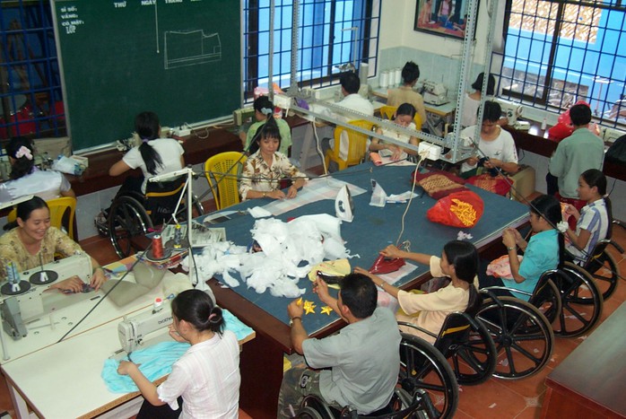 Tạo việc làm và trang bị kỹ năng hòa nhập cho người khuyết tật là trách nhiệm cũa cộng đồng