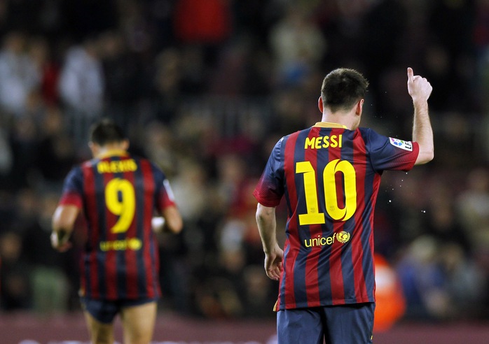 Tuy nhiên sự tỏa sáng của Messi đã giúp Barca lội ngược dòng đánh bại Bilbao 2-1