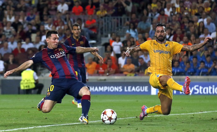 Messi (trái) sẽ tiếp tục nổ súng cho Barca khi chỉ gặp đối thủ Vallecano