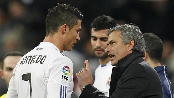 Roanldo và HLV Mourinho khi còn ở Real Madrid