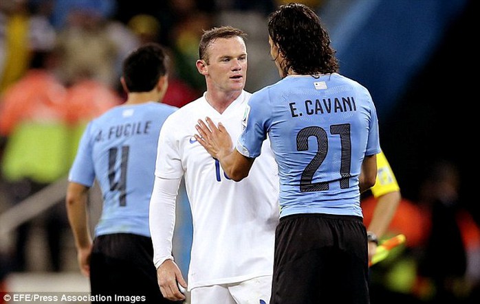 Rooney và Cavani ở World Cup 2014