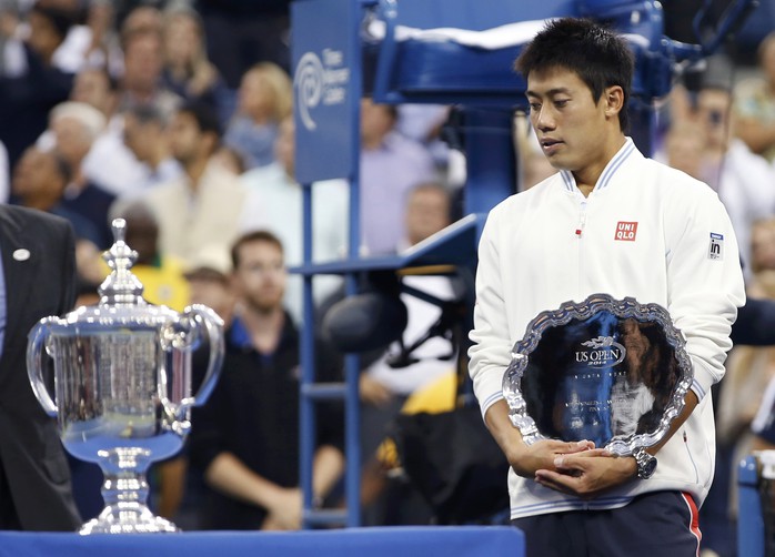 Nishikori buồn khi vuột cơ hội trở thành tay vợt nam châu Á đầu tiên vô địch Grand Slam