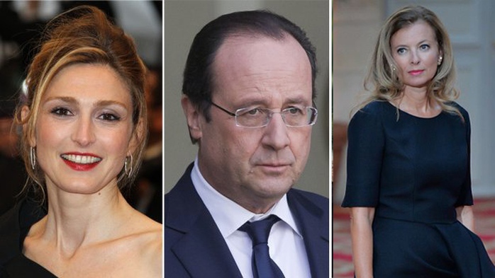Tổng thống Francois Hollande đã qua lại với Gayet suốt 2 năm nay