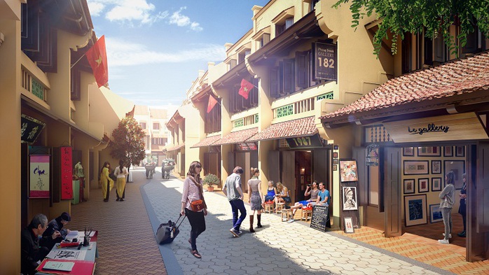 Phối cảnh dự án Little Hanoi mô phỏng Phố cổ Hà Nội 36 phố phường tại Khu đô thị Halong Marina, Hạ Long, Quảng Ninh. Phối cảnh dự án Little Hanoi mô phỏng Phố cổ Hà Nội 36 phố phường tại Khu đô thị Halong Marina, Hạ Long, Quảng Ninh.