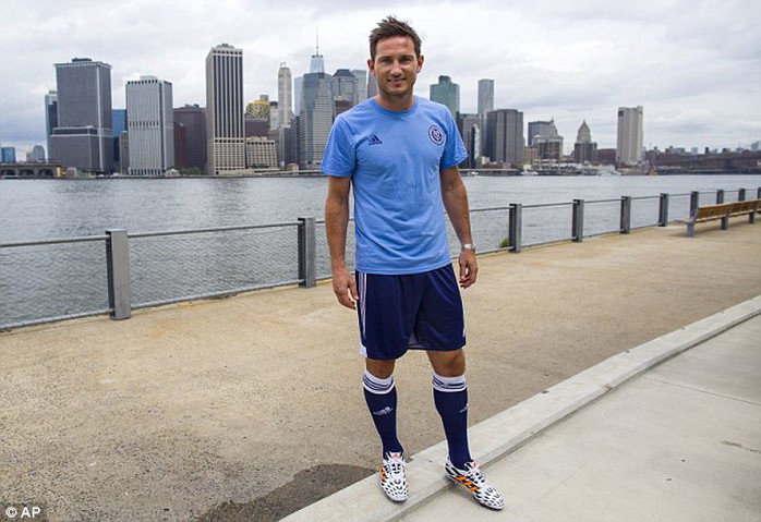 Lampard trong ngày ra mắt CLB New York City