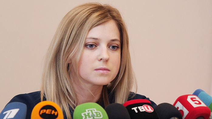 Nữ Bộ trưởng Tư pháp Natalya Poklonskaya. Ảnh: RIA Novosti