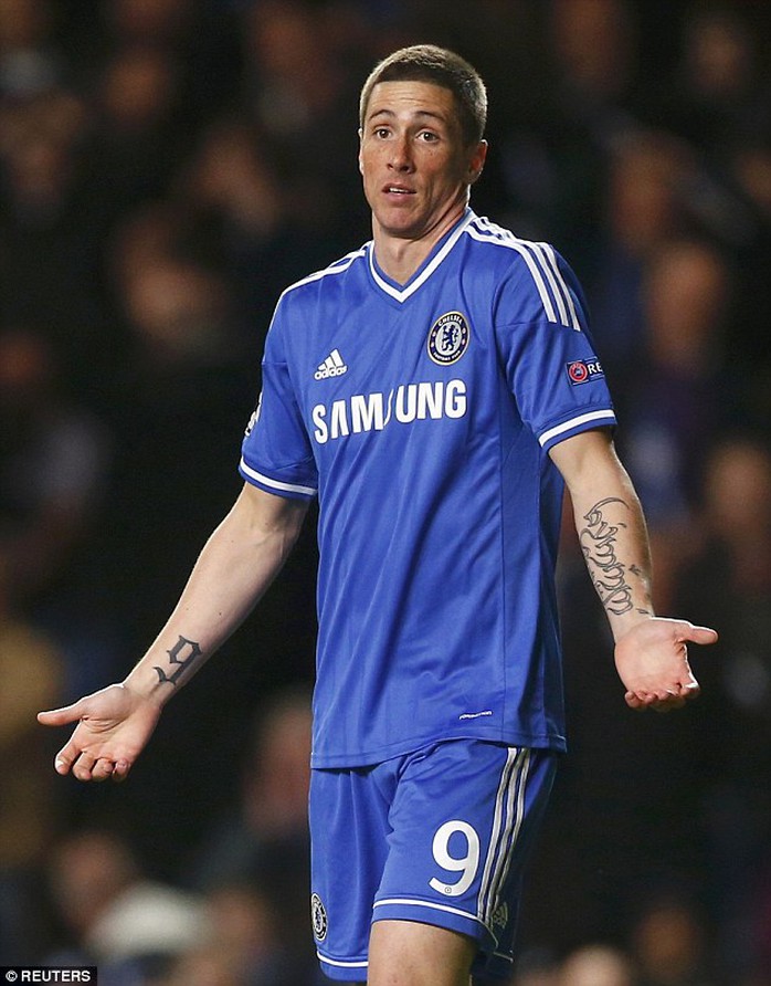 Torres bị thất sủng ở Chelsea