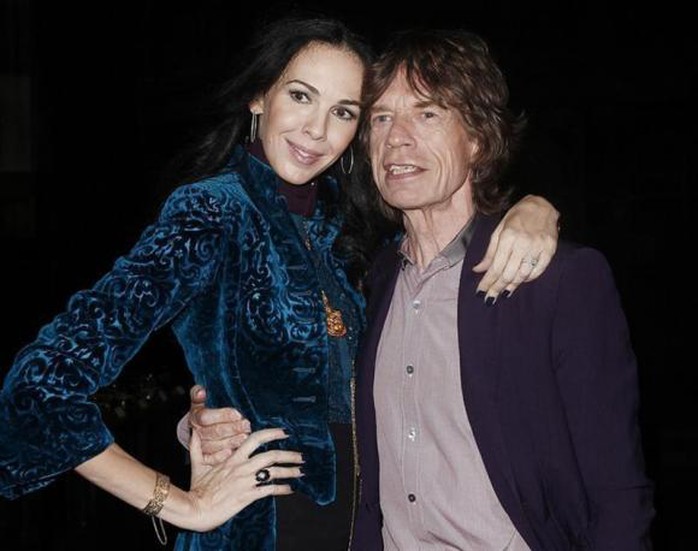 LWren Scott và Mick Jagger