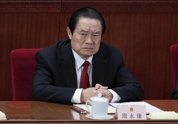 cựu ủy viên thường trực bộ chính trị, cựu bộ trưởng công an Trung Quốc Chu Vĩnh Khang 