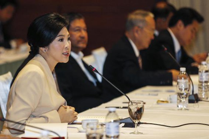 Thủ tướng Thái Lan Yingluck Shinawatra. Ảnh: Reuters