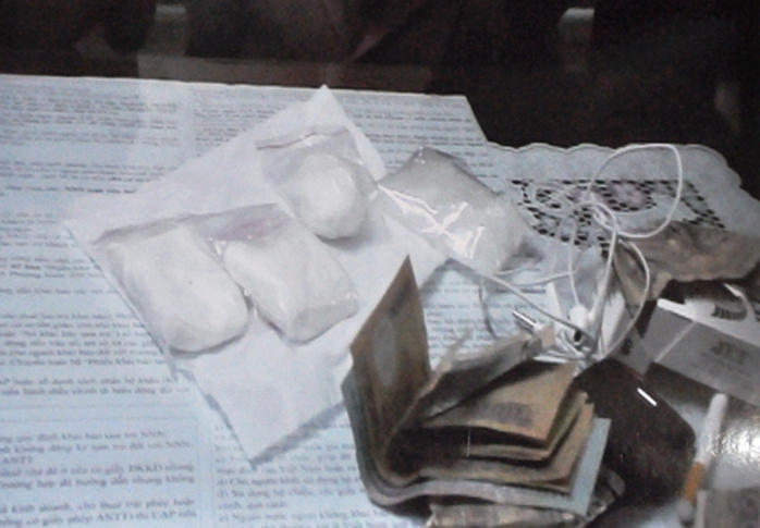 Số ma túy của đường dây mua bán ma túy vừa bị Công an quận Bình Thạnh - TP HCM, bắt giữ.
