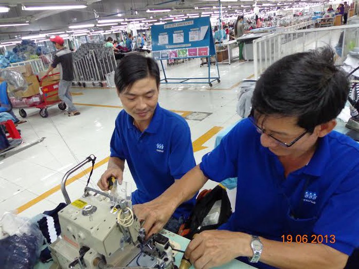 Thi thợ giỏi tại Công ty Triple Việt nam
