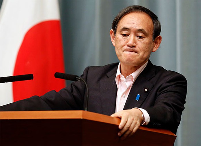 Chánh văn phòng Nội các Nhật Yoshihide Suga. Ảnh: Reuters