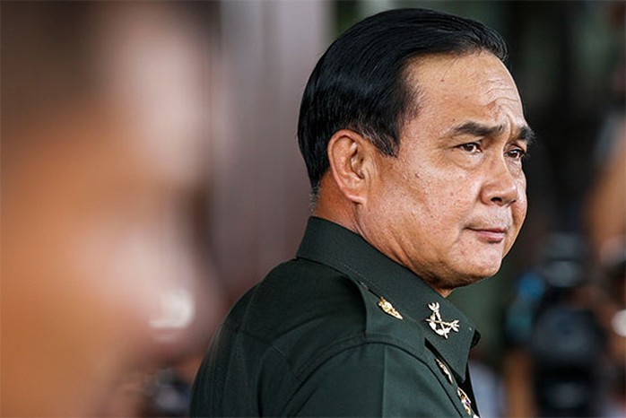 Tướng Prayuth Chan-ocha sẽ nghỉ hưu vào tháng 9 tới. Hiện ông đang giữ chức thủ tướng tạm quyền Thái Lan. Ảnh: Reuters
