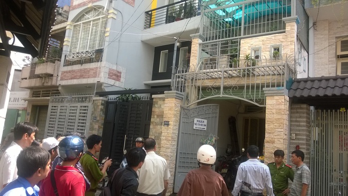 Căn nhà 270/10 Phan Đình Phùng, phường 1, quận Phú Nhuận – TP HCM, nơi ông Tâm tự thiêu vào sáng 25-10.