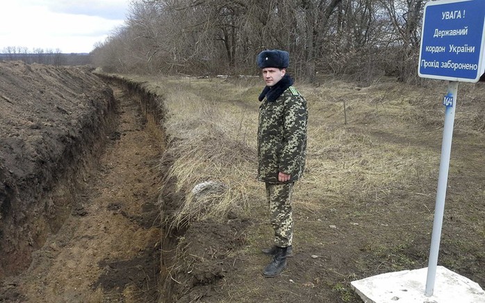 Một góc biên giới Nga-Ukraine. Ảnh: Reutes