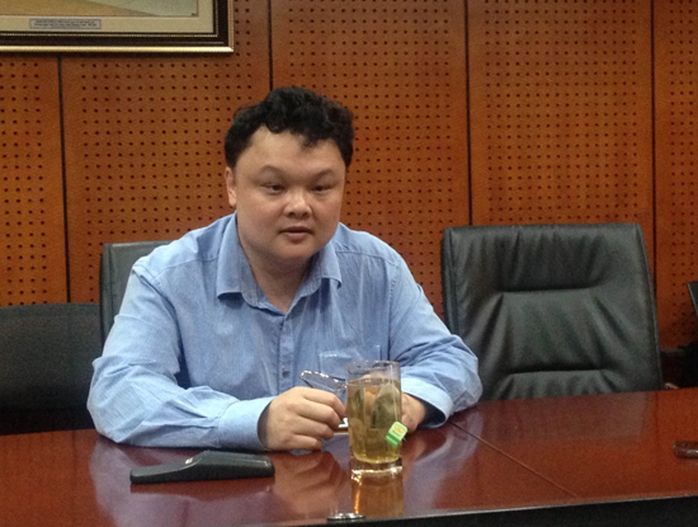 Ông Nguyễn Thế Tân, Phó Tổng Giám đốc VCcorp chia sẻ thông tin với báo giới chiều 5-11. Ảnh: CTV