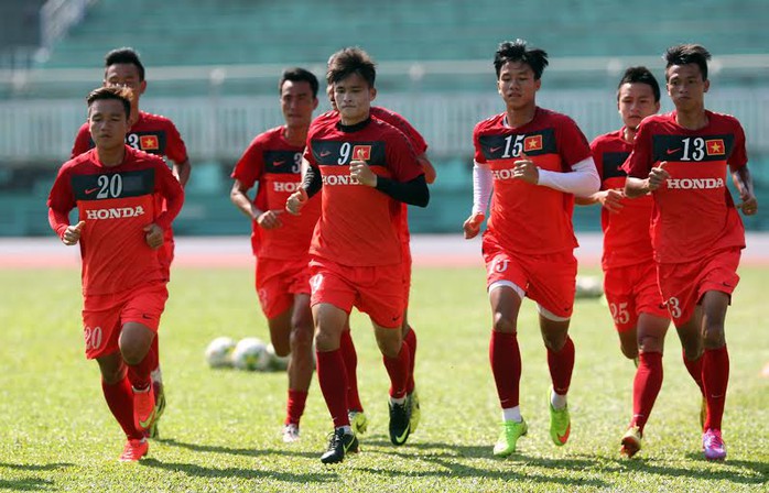 Các cầu thủ chuẩn VIệt Nam bị cho trận đấuvới U23 Bahrain