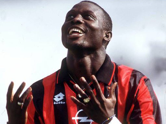 George Weah trong màu áo AC Milan