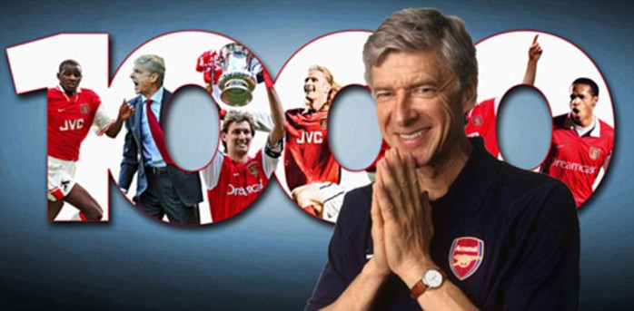 Sẽ có trận cầu thứ 1.000 đáng nhớ cho ông Wenger?