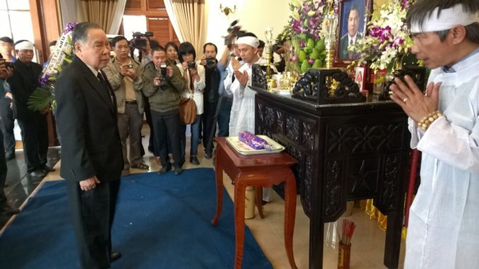 Nguyên Thủ tướng Chính phủ Phan Văn Khải chia buồn cùng gia đình ông Nguyễn Bá Thanh