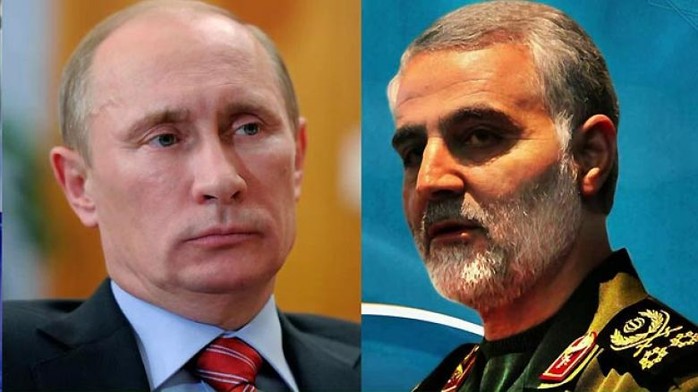 Ông Soleimani được cho là đã hội kiến với ông Putin tại Nga cuối tháng 7. Ảnh: FoxNews