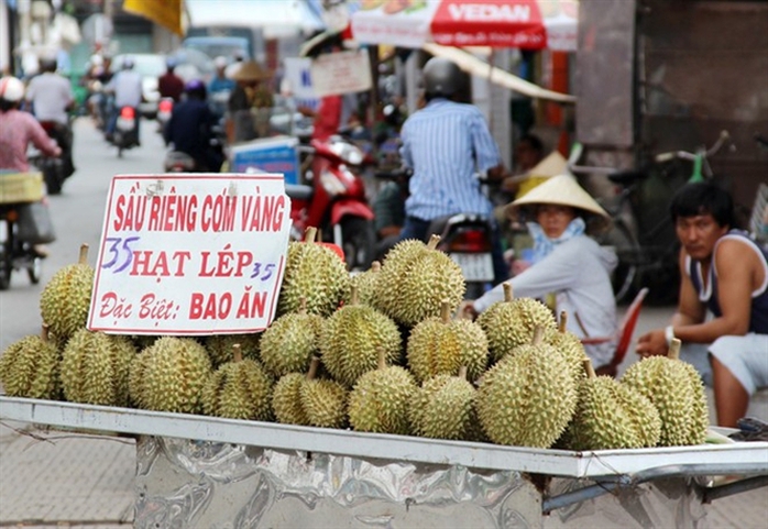Sầu riêng cơm vàng hạt lép bán giá rẻ vẫn ế Sầu riêng cơm vàng hạt lép bán giá rẻ vẫn ế