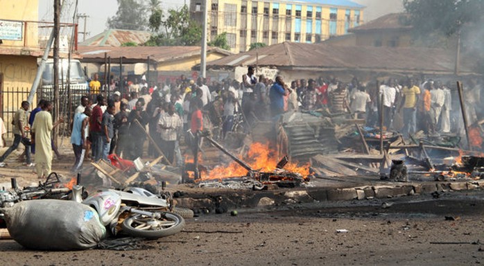 Nhiều vụ đánh bom tự sát xảy ra ở Nigeria gây thương vong nghiêm trọng. Ảnh: AP