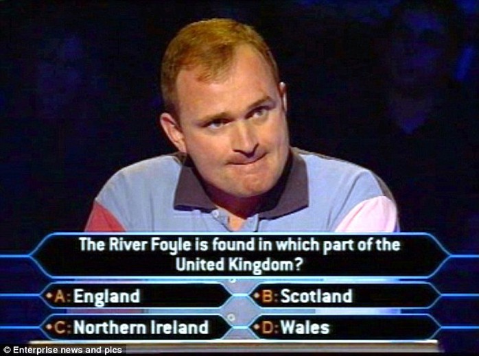 Charles Ingram (pictured on the game show) achieved worldwide notoriety as the coughing Major jackpot winner of Who Wants To Be A Millionaire?