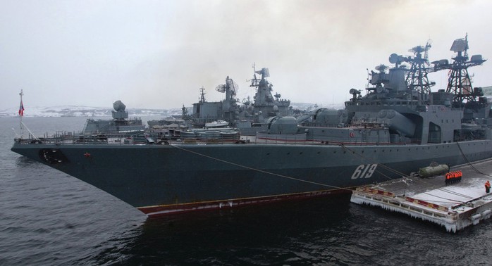 Military exercises of Northern Fleet of Russia